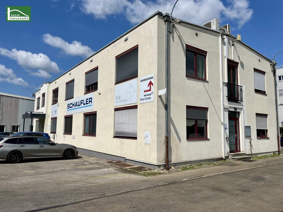 Büroflächen im Gewerbegebiet Strebersdorf. 1 gesamtes Stockwerk! 6 Parkplätze inkludiert!
