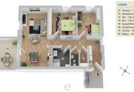 HYGGE Wohnen Top A2.1 - 3 Zimmer Wohnung 74,62m² im 2.OG mit Blick ins Grüne