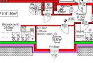 3 Zimmer Wohnung, Dachgarten, Balkon, Klimaanlage, KFZ Garagenplatz (aktuell vermietet)