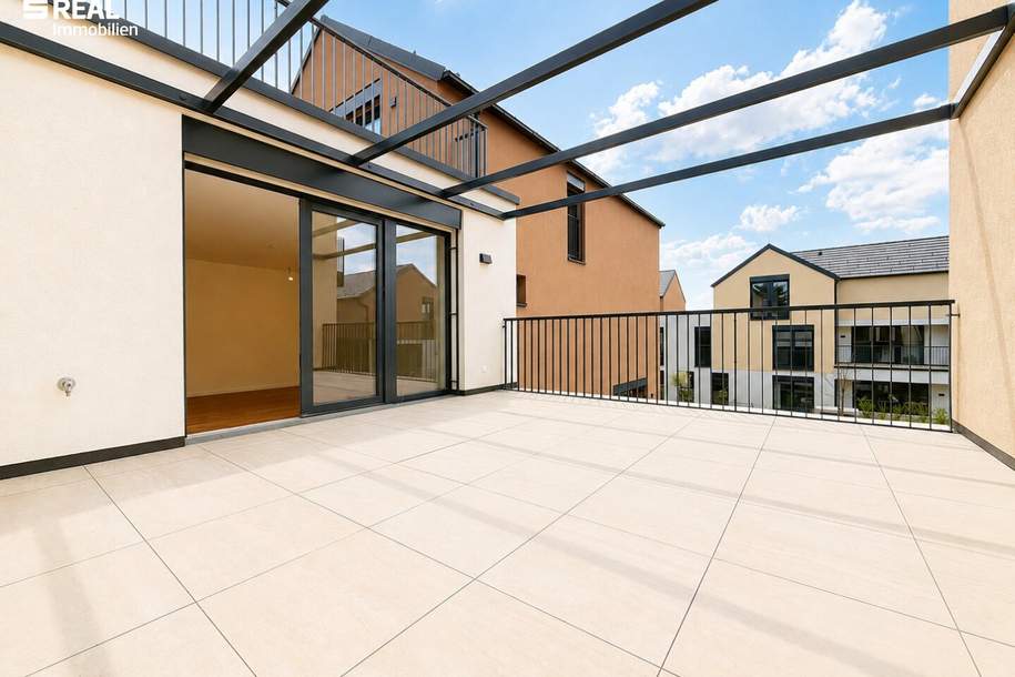 moderner Erstbezug mit großzügiger Südterrasse – ideal für Singles, Wohnung-miete, 899,98,€, 2020 Hollabrunn