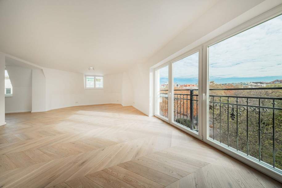 Luxus-Dachgeschoss-Wohnung in exklusiver Lage – 172 m² mit Dachterrasse und Panoramablick über Wien, Wohnung-kauf, 1.990.000,€, 1040 Wien 4., Wieden