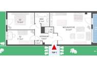 Gartenoase - 3-Zimmer-Wohnung in Breitenlee mit Parkplatz