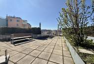 Dachterrasse mit Blick über Wien & Sauna in der Anlage I zukünftige U2 & Einkaufsmöglichkeiten in direkter Umgebung I