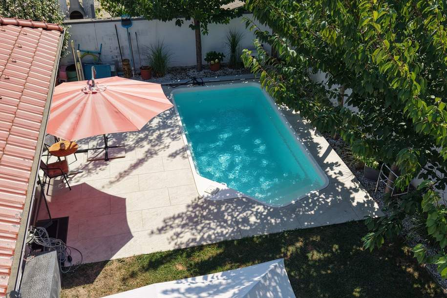 Exklusiver barrierefreier Bungalow mit uneinsehbarem Garten, Pool, Wellness &amp; Photovoltaik, Haus-kauf, 749.000,€, 3441 Tulln