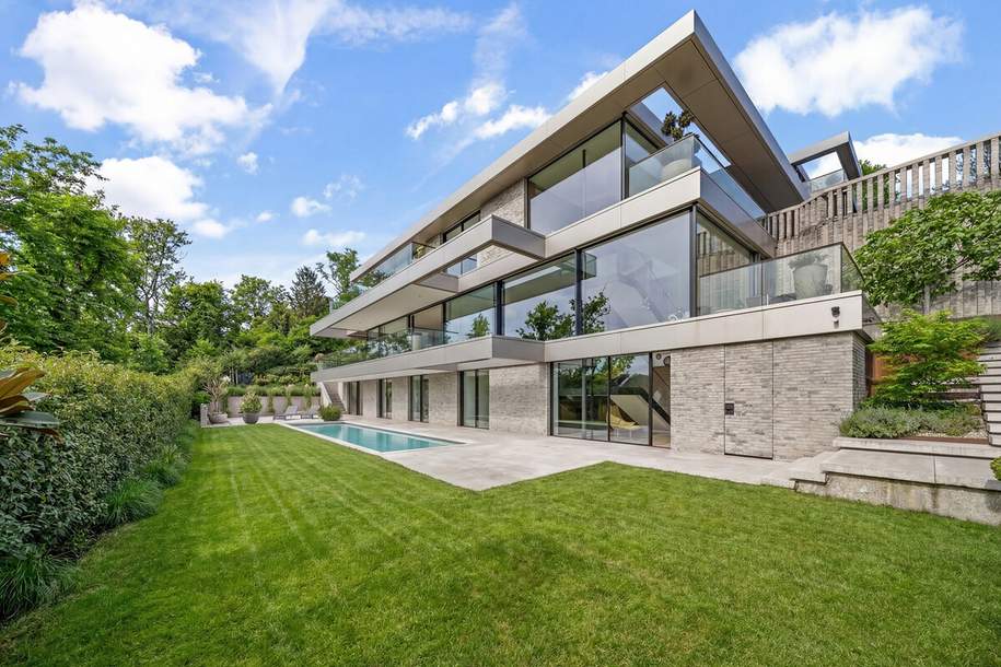 HILL HOUSE - Privatresidenz über den Dächern Wiens, Haus-kauf, 12.490.000,€, 1170 Wien 17., Hernals