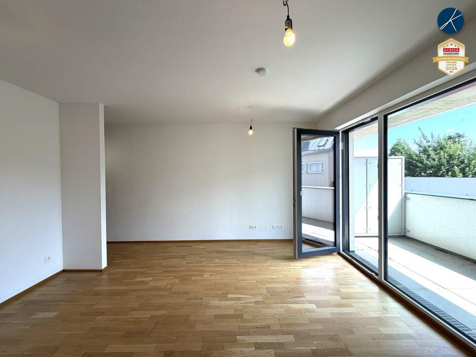Erstbezug: 2-Zimmer Wohnung mit ostseitigem Balkon