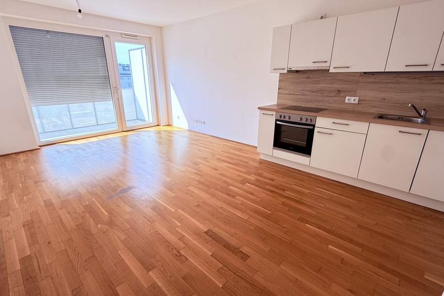 Nahe Akademiepark! Schöne 3-Zimmer-Neubauwohnung mit 14m² MEGA-BALKON!!!, Wohnung-miete, 1.025,01,€, 2700 Wiener Neustadt(Stadt)