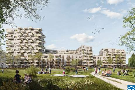 Erstbezug | 1 Zimmer | Wohnen zwischen Stadt und Wasser, Wohnung-miete, 910,01,€, 1220 Wien 22., Donaustadt