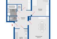 Neuwertige 3.Zi-Wohnung mit Stellplatz und großem Keller bei Bad Pirawarth