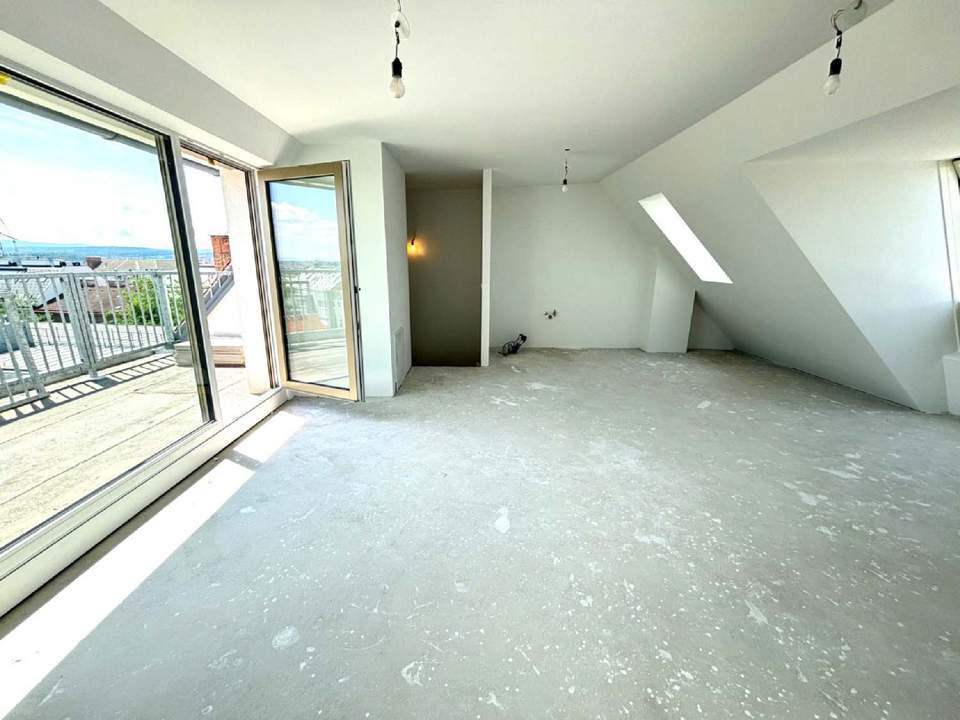 Wohnen mit Aussicht: Maisonette mit Terrasse & Blick zur Gloriette - Fertigstellung nach Wunsch!