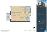 Helle 2-Zimmer-Wohnung mit Balkon in 1210 Wien – ideal zum Wohlfühlen!