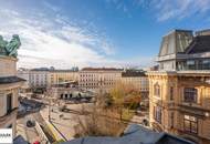 Wohnen in der Innenstadt: 3-Zimmer-Wohnung mit Terrasse und traumhaftem Ausblick // Albertina