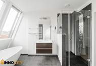 Exklusive, klimatisierte 3,5-Zimmer-Dachgeschosswohnung mit 22 m² Terrasse nahe Schloss Belvedere