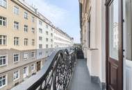 Stilvoller Altbau-Traum mit Loggia &amp; Balkon in Bestlage – Belvedere Viertel