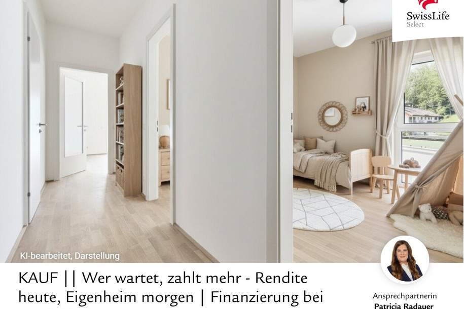 Wer wartet, zahlt mehr - Rendite heute, Eigenheim morgen | Finanzierung bei uns inklusive, Wohnung-kauf, 644.800,€, 5020 Salzburg(Stadt)