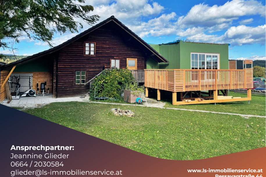 Holzhaus in Waldrandlage – absolute Ruhelage mit Dorfnähe und modernem, belagsfertigem Zubau, Haus-kauf, 209.000,€, 8232 Hartberg-Fürstenfeld