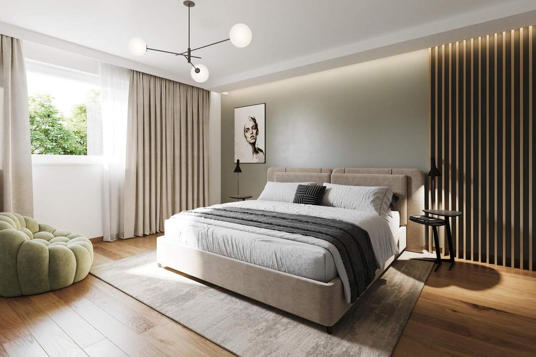 Penthouse-Feeling pur – 2 Zimmer, Terrasse mit Grünblick