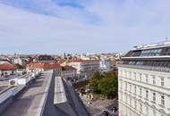 Urbanes Wohnen nahe Naschmarkt - 3 Zimmer Maisonette im DG - 2 Dachterrassen