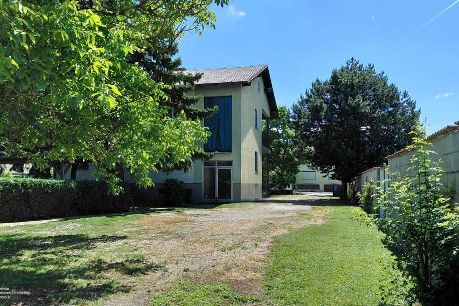 2 Wohneinheiten 100m² +100m² + 1000m² Garten + 150m² Garagen, Haus-kauf, 315.000,€, 2424 Neusiedl am See