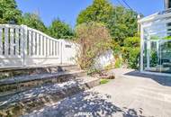 Grünruhelage in Mauerbach. Einfamilienhaus mit großem Garten und schöner Fernsicht