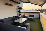 Luxuriöse Dachterrassen-wohnung in Pasching-Exklusives Wohnen mit Sauna, Outdoor-Küche&amp;Panoramablick (Provisionsfrei)