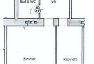 sanierungsbedürftige 2 Zimmer Wohnung nahe Belvedere/Hauptbahnhof/Schweizergarten - Hohlweggasse