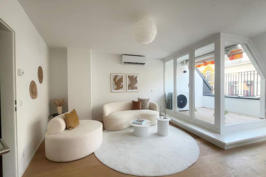 1180! 3-Zimmer DG-Maisonette mit Terrasse Nähe AKH! GENERALSANIERT!, Wohnung-kauf, 579.000,€, 1180 Wien 18., Währing