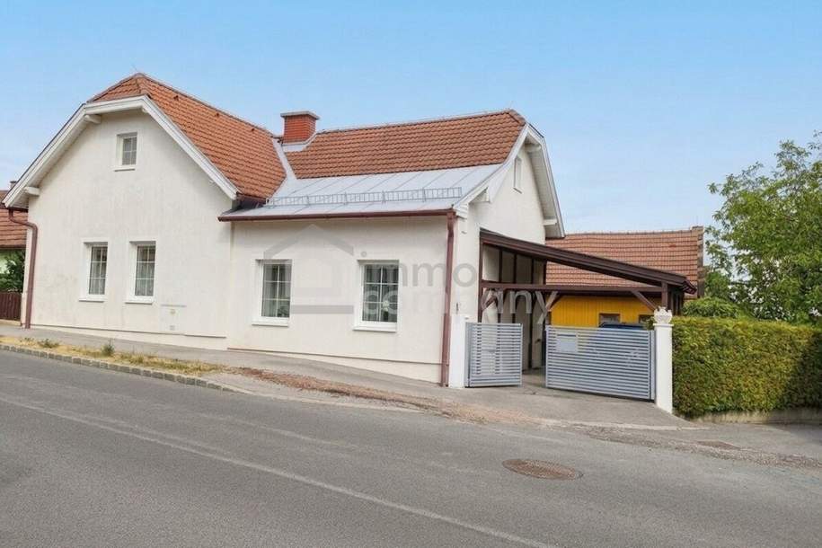 Einfamilienhaus mit Pool, Sauna und Nebengebäude, Haus-kauf, 265.000,€, 2732 Neunkirchen