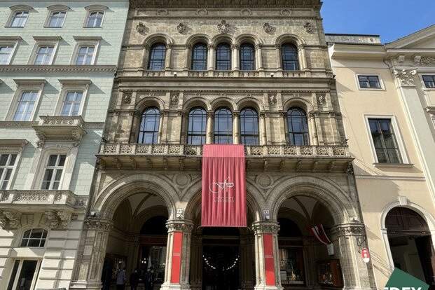 Exklusive Lage: Geschäftslokal im Palais Ferstel, Gewerbeobjekt-miete, 3.125,02,€, 1010 Wien 1., Innere Stadt