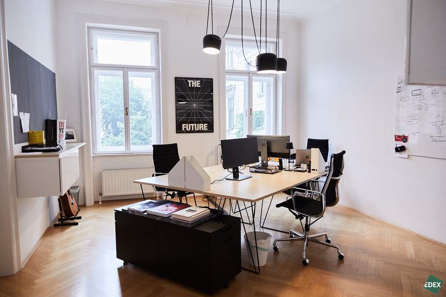Altbau-Büro in der Stiftgasse, Gewerbeobjekt-miete, 3.921,42,€, 1070 Wien 7., Neubau