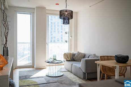 Erstbezug im VIENNA TWENTYTWO bei der U1 *Rooftop-Pool inklusive*, Wohnung-miete, 880,00,€, 1220 Wien 22., Donaustadt