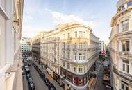 WIENER KLASSIK IM GÖTTWEIGERHOF: Topsanierte Altbauwohnung mit prachtvollem 70 m² großen Wohnsalon