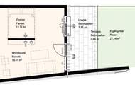 AB AUGUST/ Singlewohnung mit Frischluft und Garten