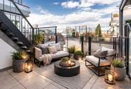360° CITY VIEW - STYLISCHE DACHGESCHOSSMAISONETTE MIT TERRASSE UND DACHTERRASSE NÄHE 1.BEZIRK / WIEN MITTE / U3 / U4 / ROCHUSMARKT / URANIA