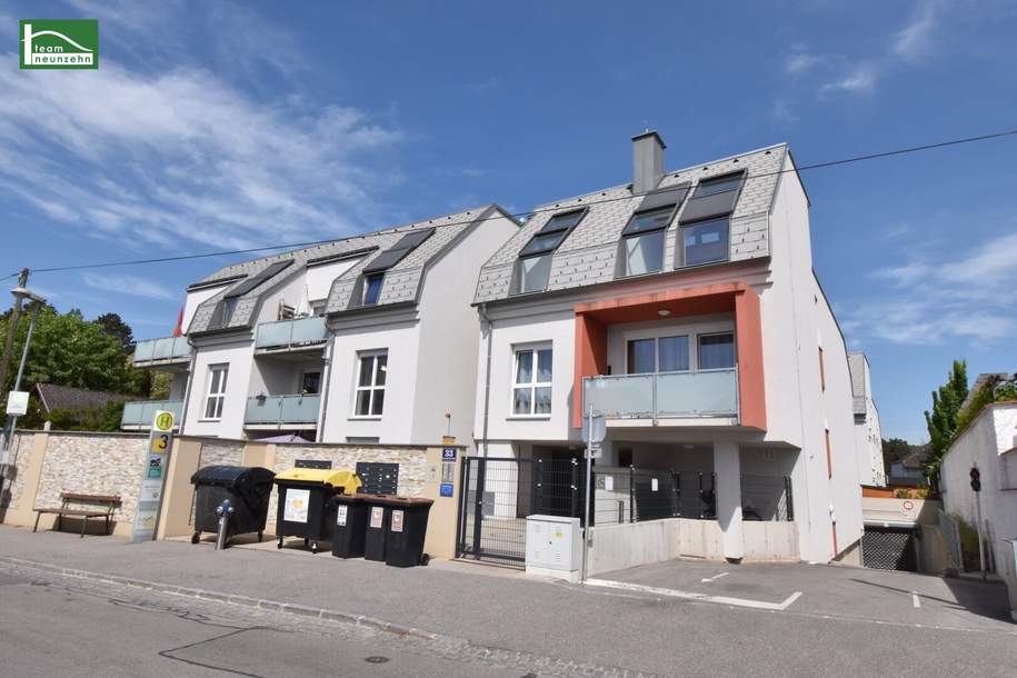 WOW - Süd-Garten mit "Badeteich" und Tiefgarage in begehrter Winzer Lage (Winzer Krems, Lenz Moser) - befristet vermietet, Wohnung-kauf, 223.000,€, 3500 Krems an der Donau(Stadt)