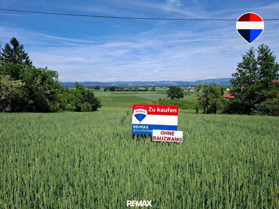 Sichern Sie sich Ihren Platz im Grünen – Baugrundstück mit Fernblick in Alkoven