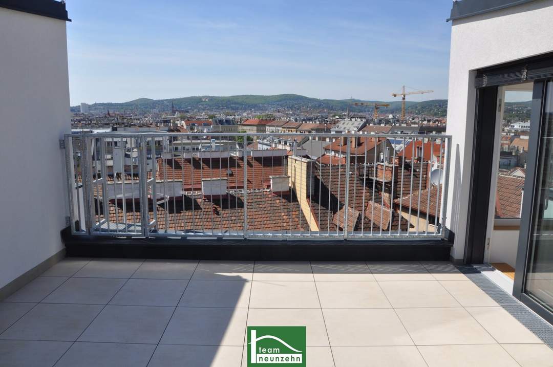 PANORAMA ROOF TOP TERRASSEN MIT ATEMBERAUBENDEN WIENBLICK. - WOHNTRAUM