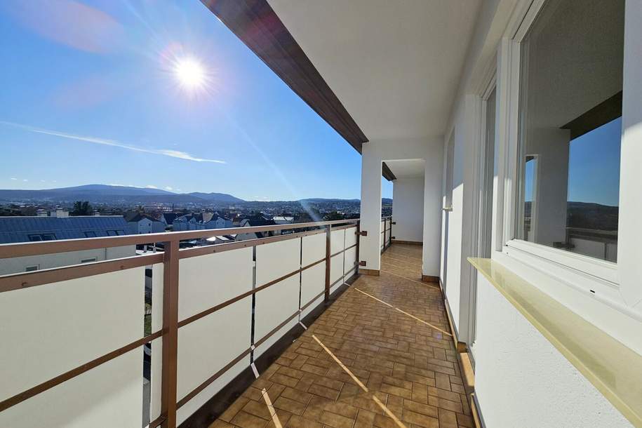 WOHLFÜHL-WOHNUNG - WEITBLICK - LOGGIA mit ca.17,64m² - 5. LIFTSTOCK - UNEINSEHBAR - RUHIG - 2026 VIELES RENOVIERT, Wohnung-kauf, 269.000,€, 2345 Mödling