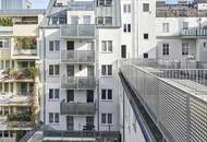 Sonnendeck-Terrasse im Innenhof, traumhafte 2-Zimmer Neubauwohnung