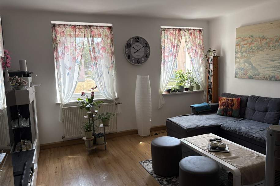 Wohlfühlen leicht gemacht: helle Räume und eine einladende Atmosphäre machen diese 2-Zimmer-Wohnung mit offener Küche zu einem schönen Zuhause in ruhiger Grünlage - ab Dezember verfügbar!, Wohnung-miete, 493,92,€, 4400 Steyr(Stadt)
