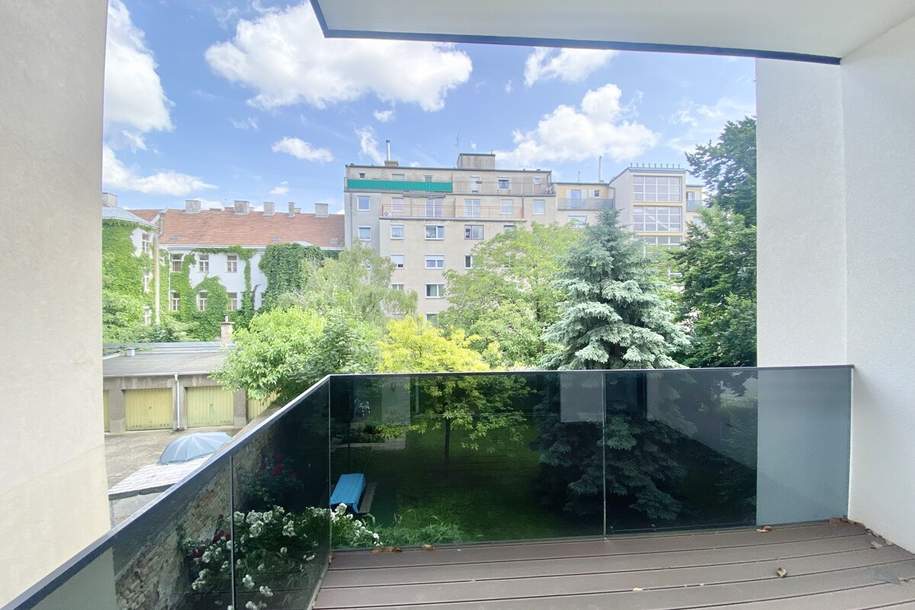 GRÜNBLICK - Balkonwohnung mit 3 Zimmer - Altbau reloaded mit Wärmepumpe und Freifläche, Wohnung-kauf, 442.000,€, 1210 Wien 21., Floridsdorf