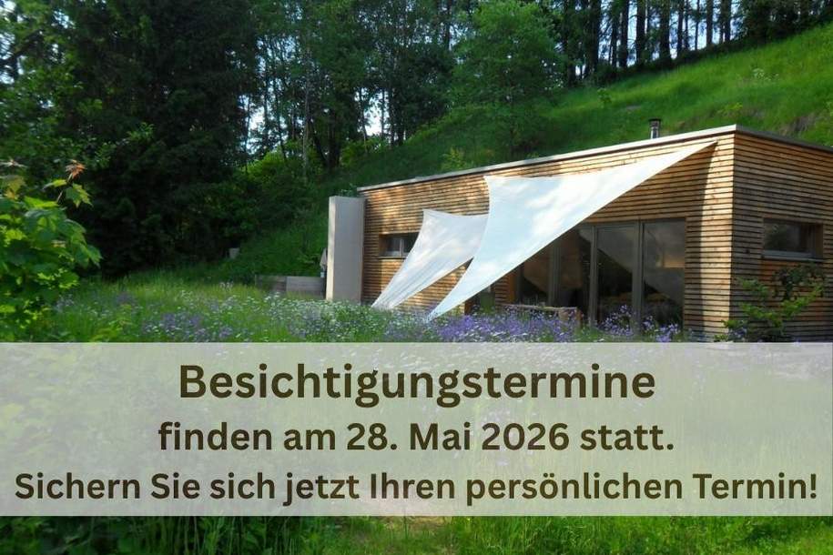 Modernes Ferienwohnhaus (ganzjährig bewohnbar) mit großem Ruhelage-Grundstück in Neufelden!, Haus-kauf, 4120 Rohrbach