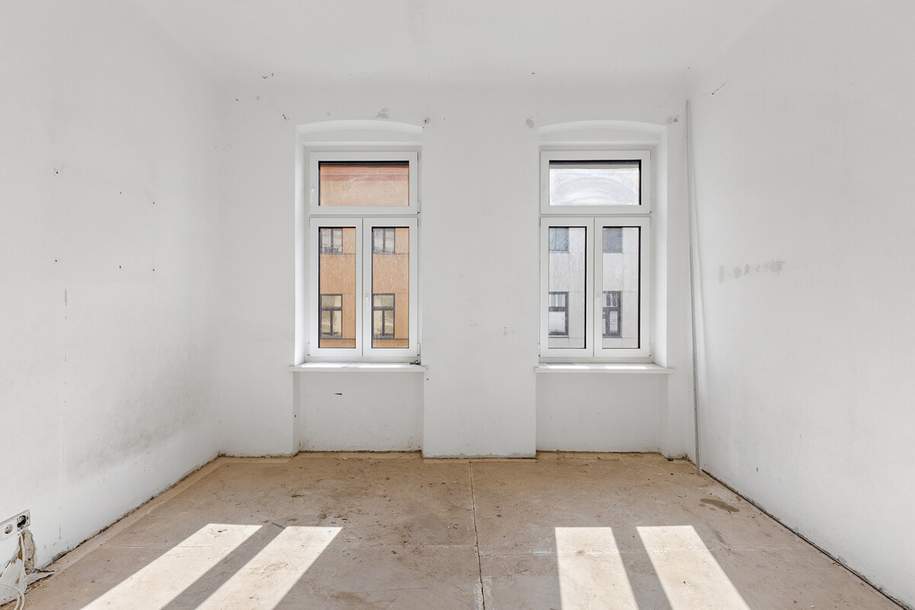 Helle Altbauwohnung inklusive Balkon - sanierungsbedürftig, Wohnung-kauf, 195.000,€, 1160 Wien 16., Ottakring