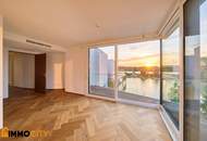 EXKLUSIVE PENTHOUSE-RESIDENZ DIREKT AM WASSER – CA. 363 M² &amp; RUND 485 M² PRIVATE FREIFLÄCHEN | THE SHORE, 1190 WIEN
