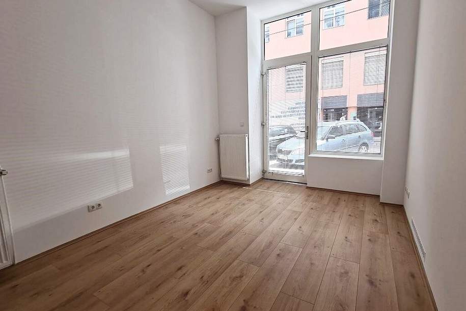 RÜDENGASSE, ERSTBEZUG, straßenseitige 36 m2 Geschäftsfläche, 2 Räume, Teeküche, Sanitäranlage, Kardinal-Nagl-Platz,, Gewerbeobjekt-miete, 413,17,€, 1030 Wien 3., Landstraße