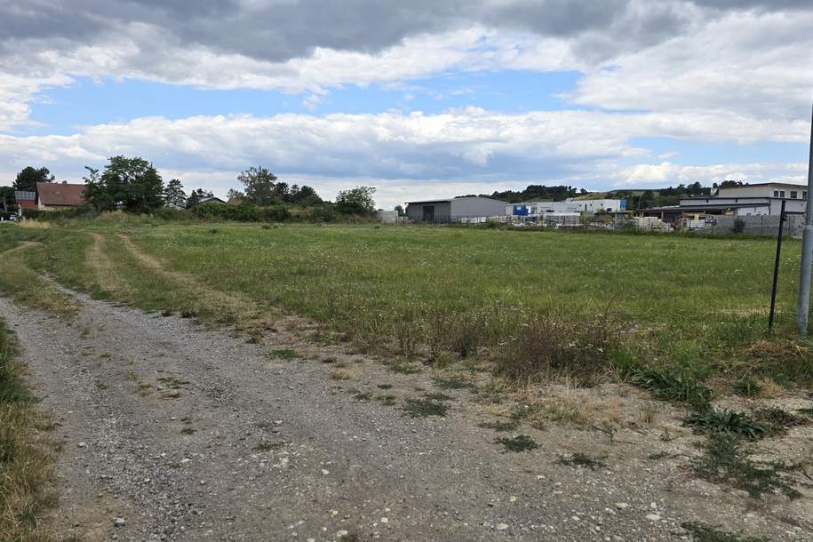BESTE VORAUSSETZUNGEN FÜR IHREN BETRIEB DURCH DIESES BAULAND-BETRIEBSGEBIET-GRUNDSTÜCK BEBAUBAR BIS ZU BAUKLASSE III, Grund und Boden-kauf, 470.000,€, 3441 Tulln