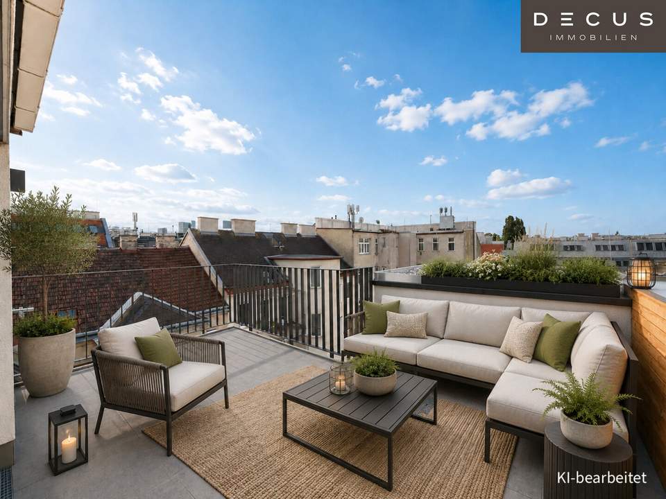 | 3 ZIMMER WOHNUNG | STILVOLLE MAISONETTE | GROSSZÜGIGE TERRASSE | TOLLER WEITBLICK | MEIDLING |