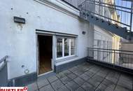 Hofruhelage und Dachterrasse in der Neubaugasse