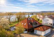 Wohnen am Stausee – Exklusive Villa mit Naturbadeteich