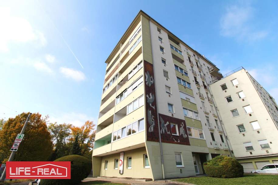 Praxis- & Bürofläche mit Top-Infrastruktur in Linz-Kleinmünchen, incl. drei Lagergaragen, Gewerbeobjekt-miete, 1.998,00,€, 4030 Linz(Stadt)